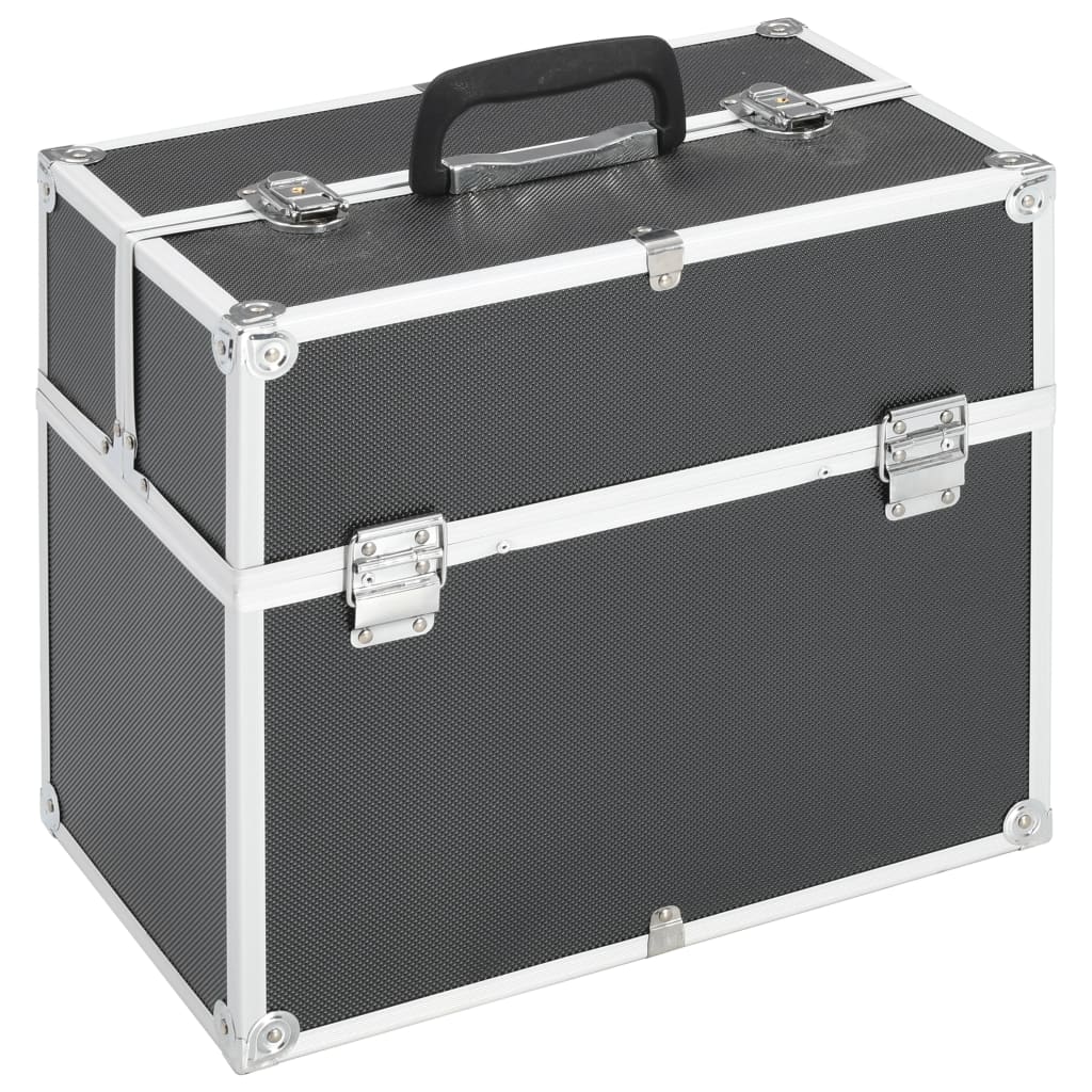VIDAXL MAQUANCE SUPPRIMANCE 38X23X34 CM Aluminium noir