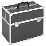 VIDAXL MAQUANCE SUPPRIMANCE 38X23X34 CM Aluminium noir