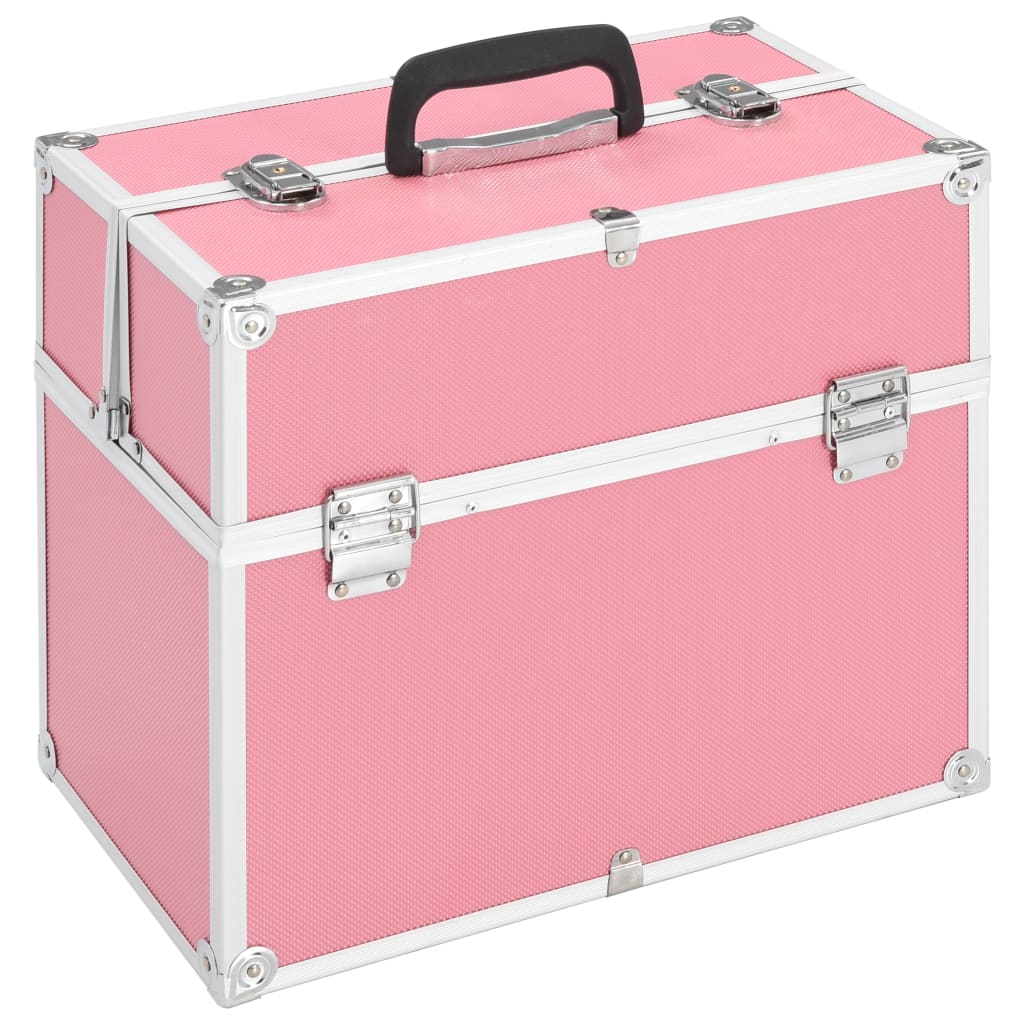 VIDAXL MAQUANCE VARCAS 38X23X34 CM ALUMINUM ROSE