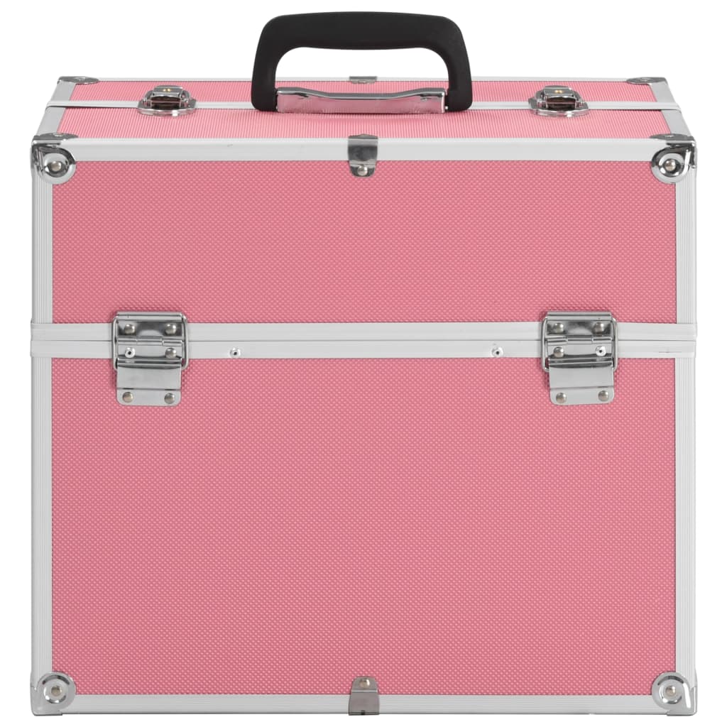 VIDAXL MAQUANCE VARCAS 38X23X34 CM ALUMINUM ROSE