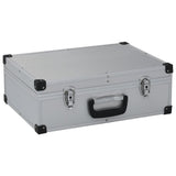 Vidaxl Tool Case 46x33x16 cm en aluminium argent coloré