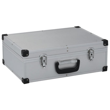 Vidaxl Tool Case 46x33x16 cm en aluminium argent coloré