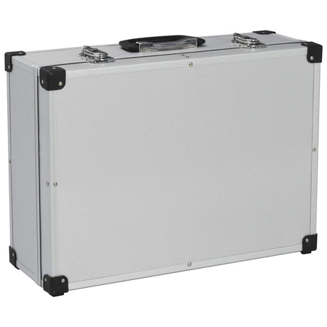Vidaxl Tool Case 46x33x16 cm en aluminium argent coloré