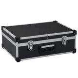 Vidaxl Tool Case 46x33x16 cm en aluminium noir