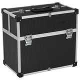 Vidaxl Tool Case 38x22.5x34 cm en aluminium noir