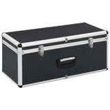VIDAXL CONSEILS DE STOCKAGE 2 ST Aluminium noir