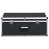 VIDAXL CONSEILS DE STOCKAGE 2 ST Aluminium noir