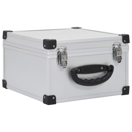 Vidaxl CD Case pour 40 CDS Aluminium ABS Silver Colored