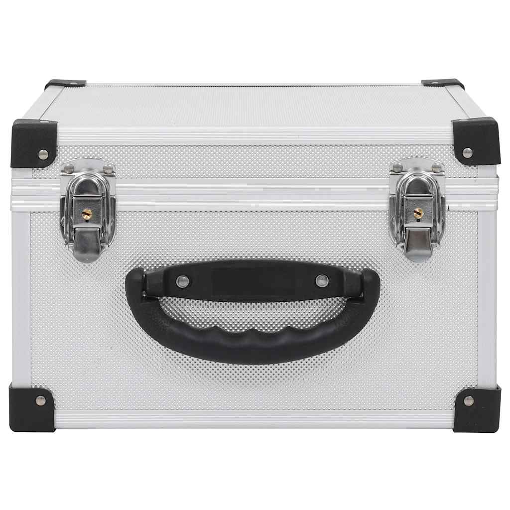 Vidaxl CD Case pour 40 CDS Aluminium ABS Silver Colored