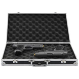 VidaXL Wapenkoffer Aluminum ABS Black