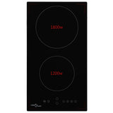 Vidaxl Ceramic Hob avec 2 zones de cuisson Contrôle tactile 3000 W