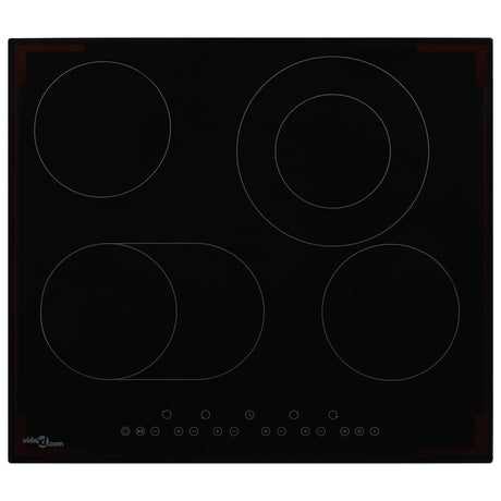 Vidaxl Ceramic hob with 4 cooking zones touch control 6600 W