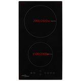 Vidaxl Induction Hob avec 2 zones de cuisson
