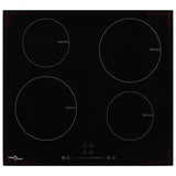 Vidaxl Induction Hob avec 4 zones de cuisson Contrôle tactile de 7000 W