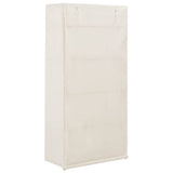 Vidaxl kledingkast 79x40x170 cm stof wit