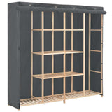 Vidaxl kledingkast 173x40x170 cm stof grijs