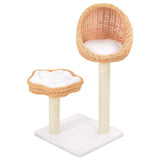 Vidaxl Cat Stracing Post avec sisal grattant bien sûr Willow Wood
