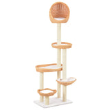 Vidaxl Cat Stracing Post avec sisal grattant bien sûr Willow Wood