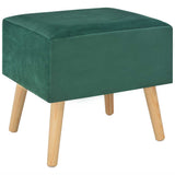 Vidaxl nachtkastje 40x35x40 cm fluweel groen