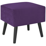 Vidaxl nachtkastje 40x35x40 cm fluweel donkerpaars
