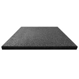 VidaXL Valt tile 6 st 50x50x3 cm rubber black