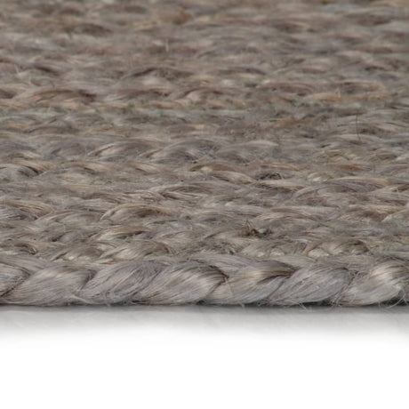 Vidaxl rug handmade around 90 cm jute gray