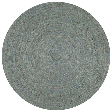 Vidaxl tapis fait à la main vers 120 cm de jute d'olive vert