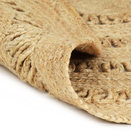 Viaxl tapis à la main 120 cm Jute tressée