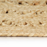 Viaxl tapis à la main 120 cm Jute tressée