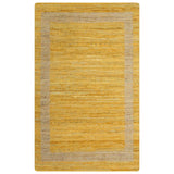 Alfombra Vidaxl hecha a mano 120x180 cm de yute amarillo