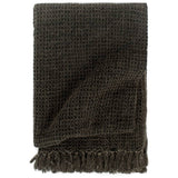 Vidaxx plaid 160x210 cm coton anthracite et marron