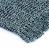 VidaXL plaid 220x250 cm coton bleu indigo