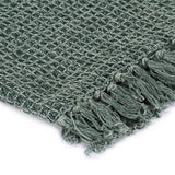 VidaXL plaid 125x150 cm coton vert foncé