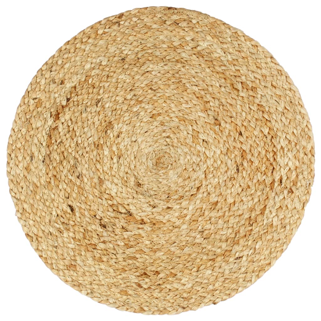 Vidaxl Placemats 6 Sts environ 38 cm Jute bien sûr