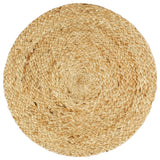 Vidaxl Placemats 6 Sts environ 38 cm Jute bien sûr