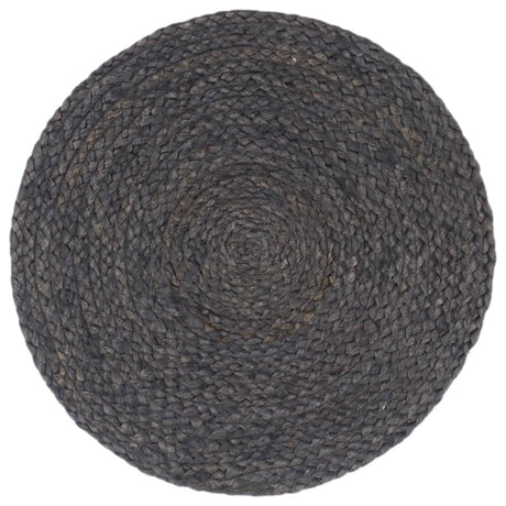 Vidaxl Placemats 4 Sts environ 38 cm de jute gris foncé