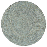 Vidaxl Placemats 4 sts around 38 cm Jute olive green