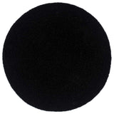 VidaXL sets de table 4 pcs rond 38 cm coton uni noir