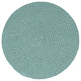 VidaXL sets de table 4 pcs rond 38 cm coton uni vert