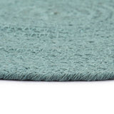 VidaXL sets de table 4 pcs rond 38 cm coton uni vert