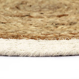 Vidaxl Placemats 4 STS environ 38 cm de jute et de coton bien sûr