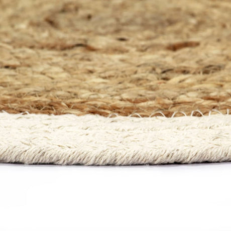 Vidaxl Placemats 4 STS environ 38 cm de jute et de coton bien sûr