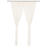 Vidaxl rideau macramé 140x240 cm Coton