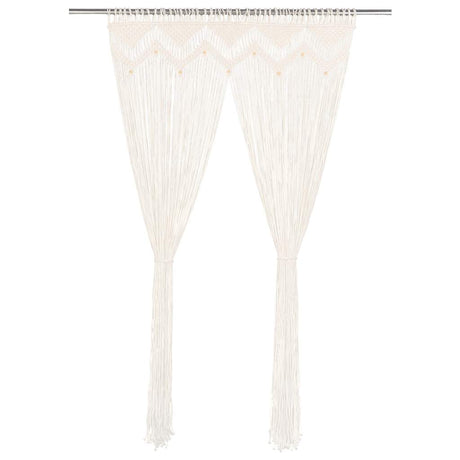 Vidaxl rideau macramé 140x240 cm Coton