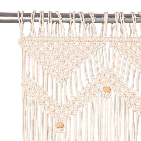 Vidaxl rideau macramé 140x240 cm Coton