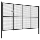 Vidaxl port 350x150 cm steel anthracite