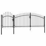 Port vidaxl 1,5x4 m en acier noir