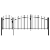 Port vidaxl 1,5x4 m en acier noir