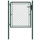 Vidaxl Port 100x75 cm en acier vert