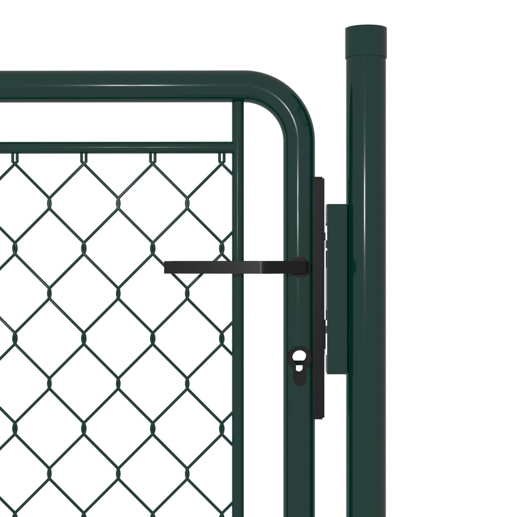 Vidaxl Port 100x75 cm en acier vert